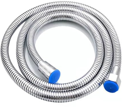 YZNLOQ Brauseschlauch, G1/2 Zoll, Universal-Schnittstelle, 1,5 m, 2 m, 3 m, 4 m, 5 m, Badezimmer, Edelstahl, Handbrauseschlauch, Ersatzteile, Badewanne, ausziehbare Rohre, Zuhause, flexibel,