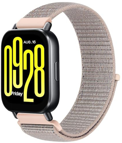 XANS Cinturino in Nylon Compatibile con Xiaomi Redmi Watch 5 Lite/Redmi Watch 5 Active, 22mm Ricambio di Cinturino per Amazfit GTR 4/GTR 3 Pro/GTR 3/GTR 2/GTR 2e/GTR 47mm/Bip 5 per donne uomini