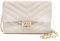 LJCZKA Kleine Umhängetasche Damen PU Leder Handtasche mit Umschlag Crossbody Geldbörse mit Kettenriemen für Abend Hochzeit Freizeit