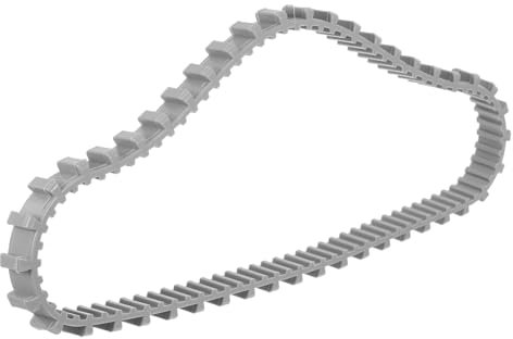 Kisangel Courroie De Nettoyage Dolphin pour Piscine Accessoire De Nettoyeur Caoutchouc Installation Facile Conception pour Entretien De Piscine