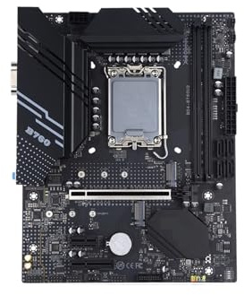 Carte mère B760, Socket LGA 1700, Compatible avec Les processeurs Intel Core de 12e et 13e génération, Double mémoire DDR4