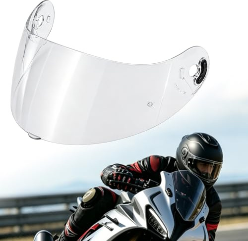 PSLER Visiera per Casco per Nolan X-Lite X-803 RS Ultra Carbon, X-803, X-802RR, X-802, Ricambio Visiera Anti-Graffio e UV, Pinlock Ready(Trasparente)