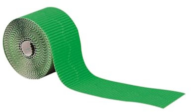 Pacon Bordette Apple Green, 2.25 x 50m, 6 Rolls, Display Rolls, For Schools and Home Schooling