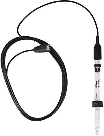 Dupla pH-Elektroden Set, pH-Glaselektrode mit Kalibrierlösungen, 5 Stück (1er Pack), schwarz