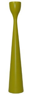 Freemover Rolf M Kerzenständer, Buchenholz, Grün, 28cm