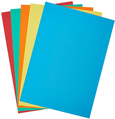 House of Card & Paper A3 220 gsm Card - Assorted Bright Colours (Pack of 50 Sheets)