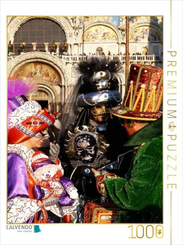 CALVENDO Puzzle EIN Motiv aus dem Kalender Masken der Sehnsucht - Karneval in Venedig | 1000 Teile Lege-Größe 48 x 64 cm Foto-Puzzle für glückliche Stunden