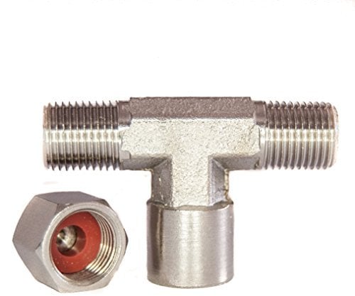 2 Way Air Hose Splitter with End Cap