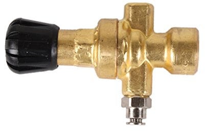 Druckminderer ohne Manometer für Schutzgas-Einwegflaschen Anschluss M10 x1 Schlauchaußendurchmesser 4mm (Druckregler)