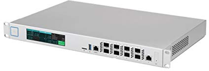 Ubiquiti UniFi Enterprise 10G Security Gateway Router with DPI (USG-XG-8) - 8 x 10G SFP+ Ethernet Ports, 1 x GbE RJ45 Ethernet Port, 2 x Hot-Swappable Modular PSU Bays