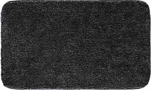 Grund Melange Badteppich, Acryl, Anthrazit, 60 x 100 cm