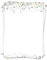 50 Blatt Briefpapier (A4) | Konfetti Look Bunt | Motivpapier | edles Design Papier | beidseitig bedruckt | Bastelpapier | 90 g/m²