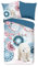 HIP Bettbezug 155 x 220 cm, Flanell, Nr. 30093, Blau