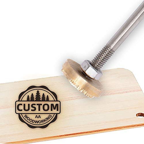OLYCRAFT Cedar Theme Custom Holzbrandeisen 3CM Custom Logo BBQ Wärmestempel Mit Messingkopf Und Holzgriff Für Holzbearbeitung Und Handgefertigtes Design