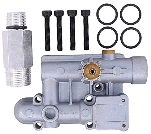 ApplianPar Pressure Washer Pump Unloader Manifold Kit for Briggs Stratton 020228 16031 Pressure Washer EXWGV1721 Replaces 190627GS 190574GS