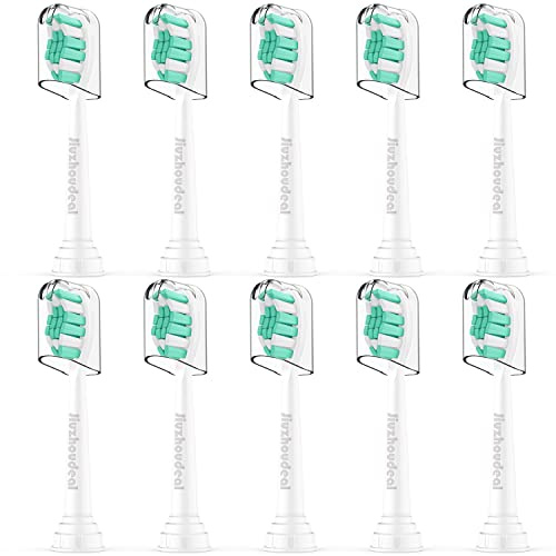Jiuzhoudeal Replacement Toothbrush Heads for Philips Sonicare, 10-Pack