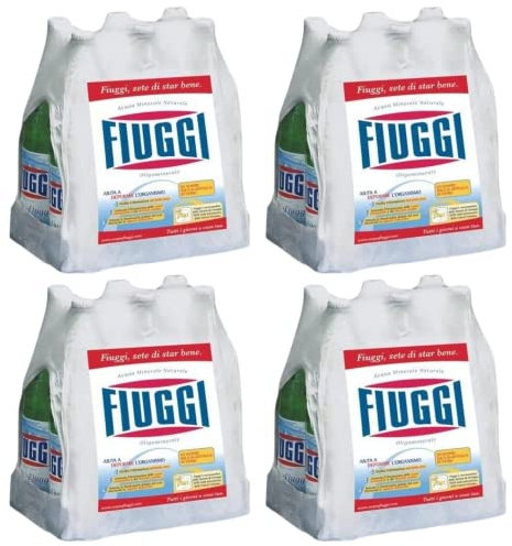 Acqua Fiuggi Naturale 24 Bottiglie Vetro Da 1 Litro