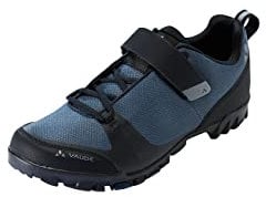 VAUDE atmungsaktive Fahrradschuhe Herren TVL Pavei 2.0 blau Gr. 42, stylische Rennradschuhe Herren für Radreisen oder Tagestouren, bequeme SPD Radschuhe, ganzjährig einsetzbar
