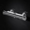 PURAGEIR Mitigeur Douche Thermostatique 2 Sorties,Mitigeur Douche 2 Sorties, Sortie Supérieure 3/4 BSP(26.4mm) et Sortie Inférieure 1/2 BSP(21mm),Chrome