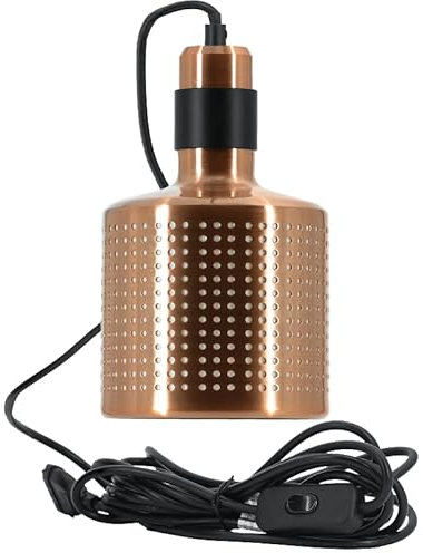 Venso EcoSolutions VEGA E27 Lampenschirm Kupfer, Lampenschirm Metall, Venso Pflanzenlampe, E27 Pflanzenlampe, Lampenschirm E27, Tageslichtlampe für Pflanzen, Pflanzenlicht, LED Zimmerpflanze