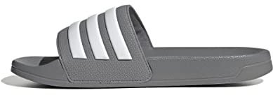 adidas Adilette Shower Slides Unisex Schiebe-Sandalen , Grey Three Cloud White Grey Three, 52 2/3 EU
