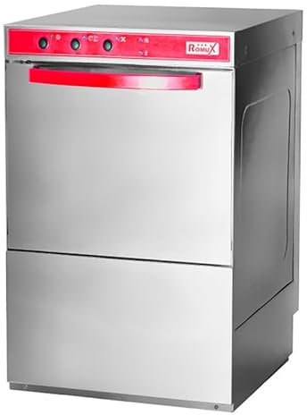 Romux® Lavavajillas Industrial 50x50 cm | Lavavajillas para Hostelería | Lavavajillas Profesional Lavado Ultra Rápido 2 minutos | Lavavajillas para Bares y Restaurantes