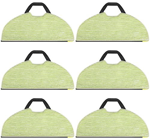 JORAIR AV2610WA RV2610WA Ersatz-Pads für Staubsauger Shark RV2610WA AV2610WA RV2620WD RV2410WD AI Ultra 2-in-1 Roboter-Staubsauger, waschbar, wiederverwendbar, Mikrofaser, weiche Pads, 6 Stück