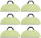 JORAIR AV2610WA RV2610WA Vacuum Mop Replacement Pads Compatible with Shark RV2610WA AV2610WA RV2620WD RV2410WD AI Ultra 2- in-1 Robot Vacuum, Washable Reusable Microfiber Soft Pads, 6 Pack