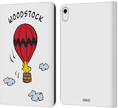 Head Case Designs Offizielle Peanuts Woodstock Persöhnlichkeiten Leder-Wallet-Hülle Kompatibel mit Apple iPad 10.9 2022/2025
