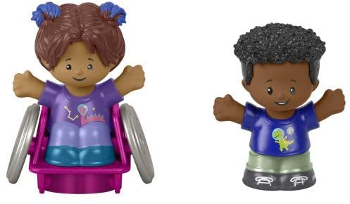 Little People Mädchen im Rollstuhl und Junge Spielset