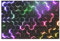 Bilderwelten Fototapete Gaming 255cm x 384cm Modern Neon-Lichter Muster Hexagone Vliestapete Tapete Wanddeko Ideen Wohnzimmer Schlafzimmer Küche