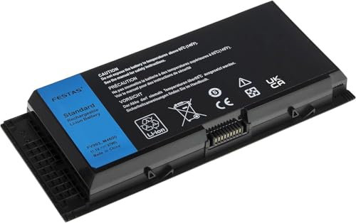 FESTAS 97Wh 9 Cellule FV993 PG6RC R7PND N71FM X57F1 Batterie Compatible avec Dell Precision M4600 M4700 M4800 M6600 M6700 M6800 Series FJJ4W V7M28 KJ321 WD6D1 Ordinateur PC Portable(11.1V 8740mAh)