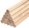 Lugailly Holzdübelstäbe, Holzdübel zum Basteln, 1,27 x 30,5 cm, 15 Stück Makramee-Holzstäbe zum Basteln, unlackierte Kiefer-Hartholzstäbe für Handwerk und Heimwerker, Zauberstäbe, Flaggen