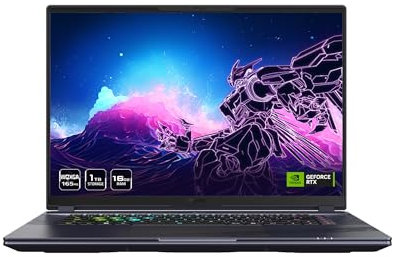 GIGABYTE - AORUS 16X (2024) Gaming Laptop - 165Hz 2560x1600 WQXGA - NVIDIA GeForce RTX 4060 - Intel i7-13650HX - 1TB SSD with 16GB DDR5 RAM - Win11 Home AD (AORUS 16X 9KG-43USC54SH)