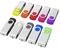 WOOOLKEN USB Stick 4GB 10 stück 2.0 Speicherstick Swivel Datenspeicher Metall Memory Sticks Flash Drive USB Sticks 10er Pack (10 Colors)