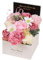 Folpus Seifenblumen-Geschenkbox, künstliche Blume, Seife in Geschenkbox, Blumen-Badeseife zum Valentinstag, ROSA