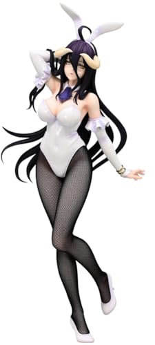 Xinnice Albedo Anime Figur Bunny Girl Actionfigur PVC Stehende Pose Statue Desktop Auto Dekorationen Sammlung Modelle Für Anime Fans, 30cm