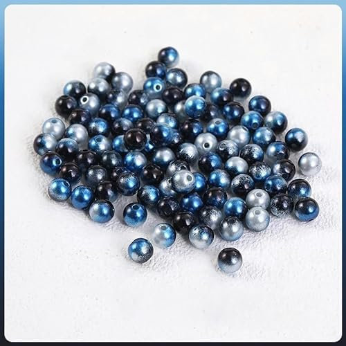 150/350/800/1500/3000/7000 Stück 3–10 mm künstliche Imitationsperlen, bunte lose Perlen mit Farbverlauf für DIY-Armband-Schmuckzubehör-Farbverlaufsperle Nr. 7–10 mm, 150 Stück