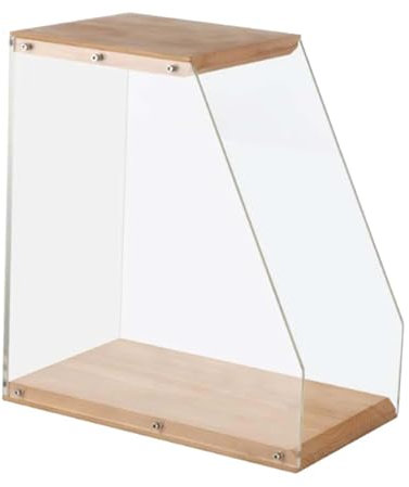 SiaBiced Caja de Almacenamiento de vinilos, Caja de Almacenamiento de Libros, Caja de Almacenamiento de CD Simple y Liviana, cajas almacenaje decorativas, Caja de Almacenamiento