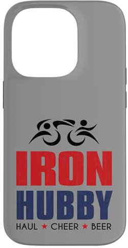 Hülle für iPhone 14 Pro IRONHUBBY Triathlete Triathlon Iron Husband Sherpa Inspired