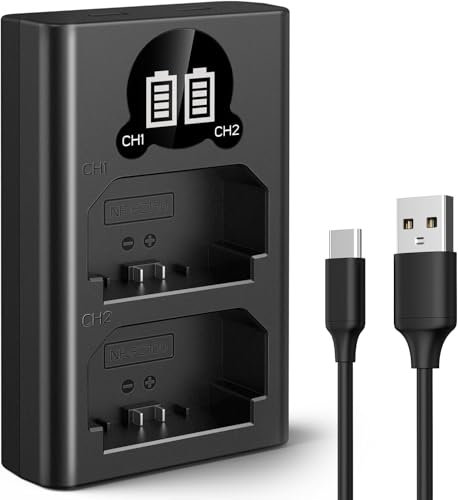 YUEFANSEN NP-FZ100 BC-QZ1 Chargeur Batterie Applicable À Np-fz100 Batterie Compatible Avec Sony Alpha 1, ZV-E1, ZV-E10 II, FX3, FX30, A7C, A7C R, A7C II, A7S III, A6600, A6700, A7RIII, A7 III, A7R IV,