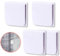 4Pcs Shower Curtain Clips, Shower Splash Clips Self Adhesive Clips Bath Panel Clips Windproof Anti-Splash Curtain Clips Secure Curtain Clips to Wall for Shower Hanging Camper Indoor and Outdoor