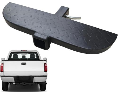 Marchepied pour attelage de remorque - Marchepied pour attelage de remorque - Marchepied antidérapant pour récepteur d'attelage de remorque - Protection de pare-chocs arrière pour camion pick-up