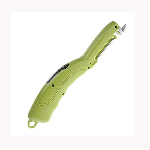 MQPALZKD Fruit électrique Eplucheur Couteau à éplucher EPLUCHEUSES Carotte Slicer Cuisine Batteries Gadgets Non Inclus(GR�n)