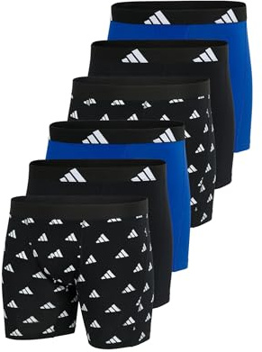 Adidas Basic Boxer Brief Men Herren Unterhose Shorts Unterwäsche 6er Pack