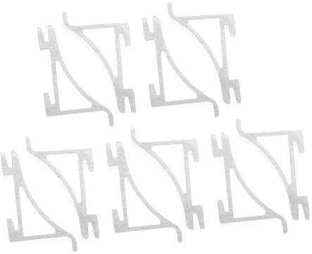Angoily Fridge Shelf Stabilizer 10 Pack Replacement Clips for Metal Freezer Shelves Secure Attachment for Organized Storage