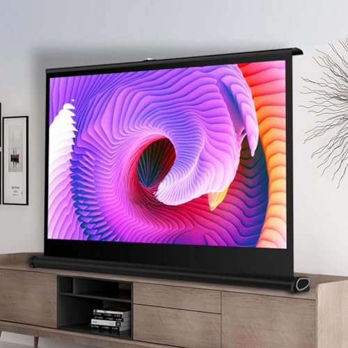 Pantalla De Proyección Desde El Suelo Pantalla De Proyector De Sobremesa 30 Pulgadas 40 Pulgadas 50 Pulgadas Pantalla Proyección Portátil Para Cine En Casa Y Oficina,Pantalla De Proyección HD 4K(4:3,4