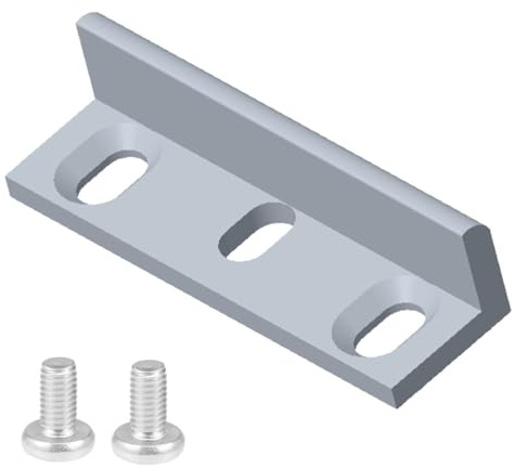 1 Stk Aufschraubstück Modell 24.100001103 40, 46 x 14 x 11.5 mm Verstellbar Schließbleche Austauschstück, mm Schraubenlochabstand Aufschraubstück für Standard-Schließblech, Qualitätsmetall
