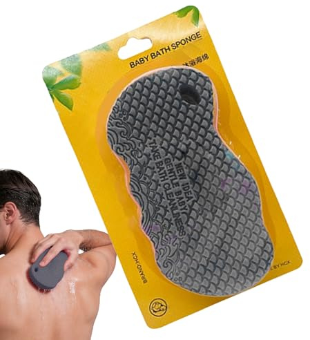 Ungtyb Éponge de bain douce pour le bain – Éponge de douche pour homme, femme, famille, salle de bain, voyage, vacances, appartement, dortoir universitaire, camping-car, voyages en voiture