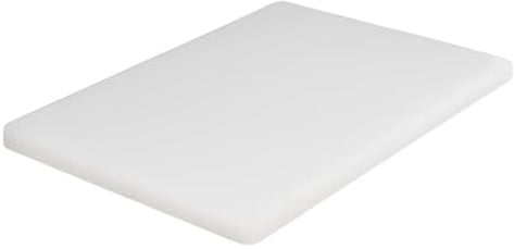 Tabla para Cortar Grande de Polietileno Blanco de Alta Densidad GN 1/1, 48x35x2cm, Apta para Lavavajillas